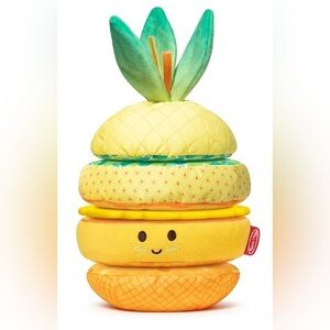 Melissa & Doug Multi-Sensory Pineapple Soft Stacker Infant Toy